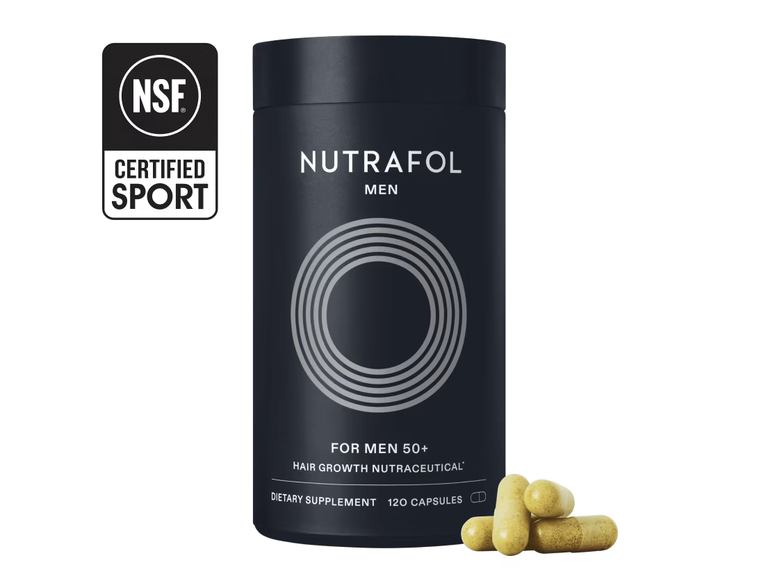 Nutrafol for Men 50+ Hair Growth Nutraceutical - 3-month
