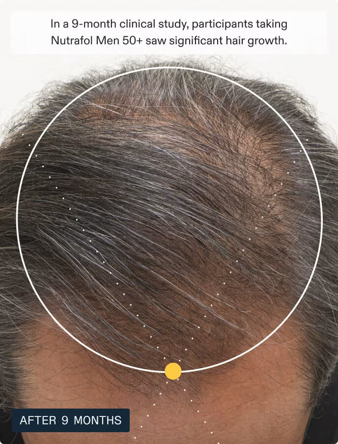 Nutrafol for Men 50+ Hair Growth Nutraceutical - 3-month