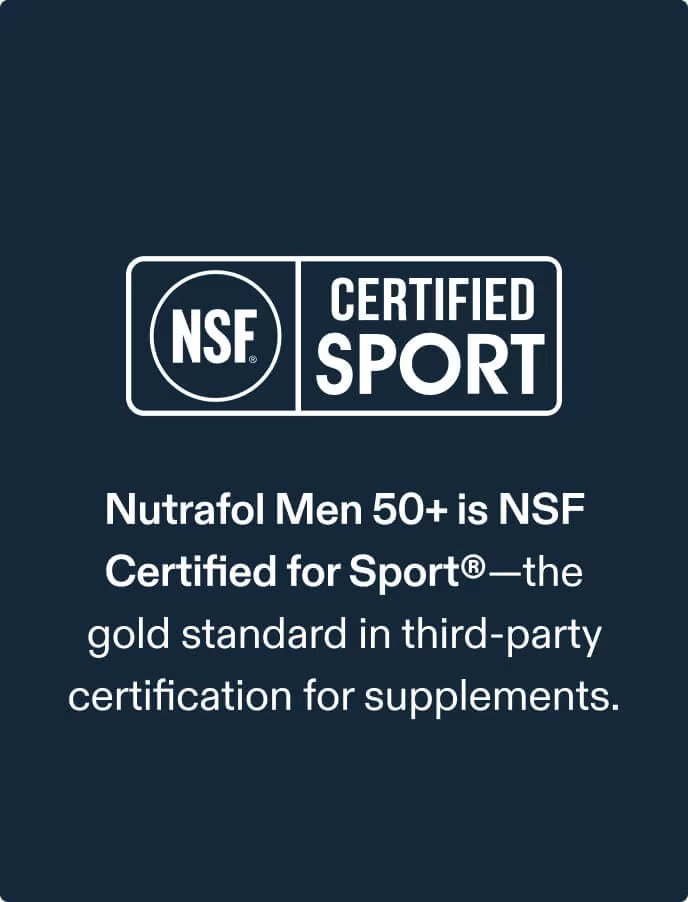 Nutrafol for Men 50+ Hair Growth Nutraceutical - 3-month